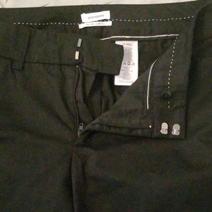 Dockers mid rise curvy black chino/khaki pants